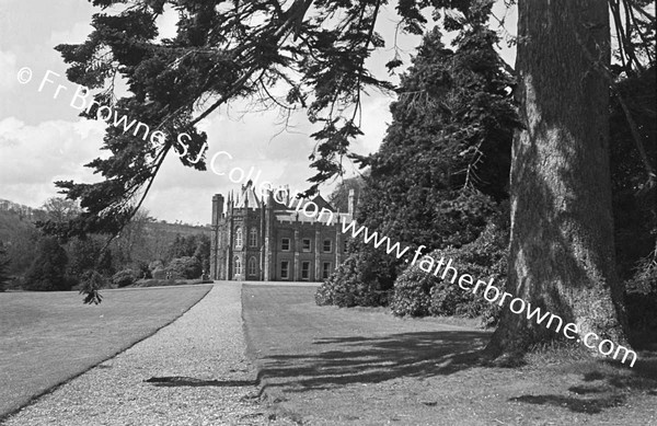 SHELTON ABBEY HOUSE FROM AVENUE